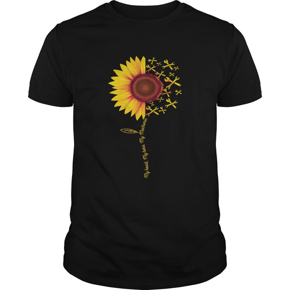 Other - Mechanics Sunflower My Heart My Hero My Mechanic Shirt